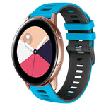 Cinturino in silicone bicolore 20 mm per Samsung Galaxy Watch Act