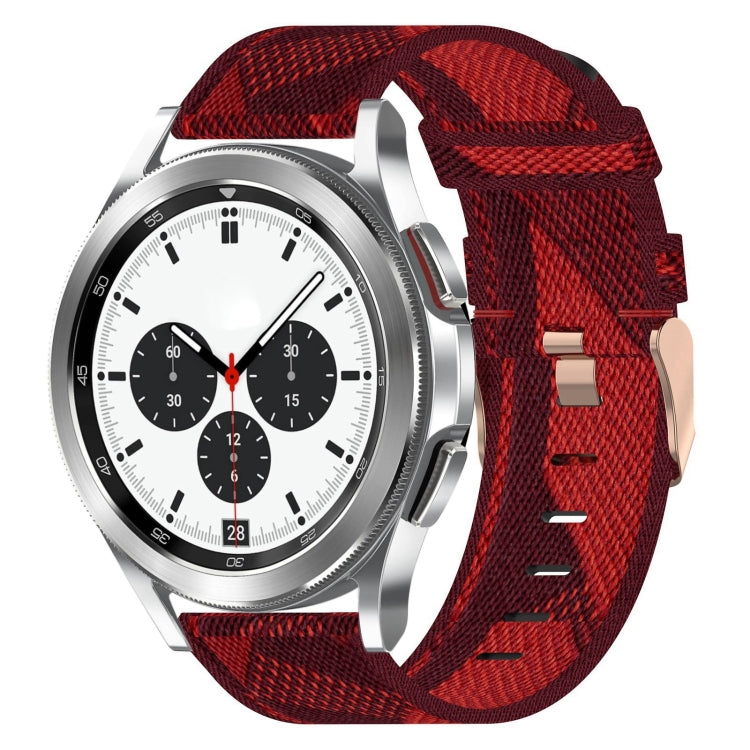 Cinturino nylon intrecciato 20mm per Galaxy Watch4 Classic 42mm