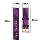 Cinturino nylon intrecciato 20mm per Galaxy Watch4 Classic 42mm