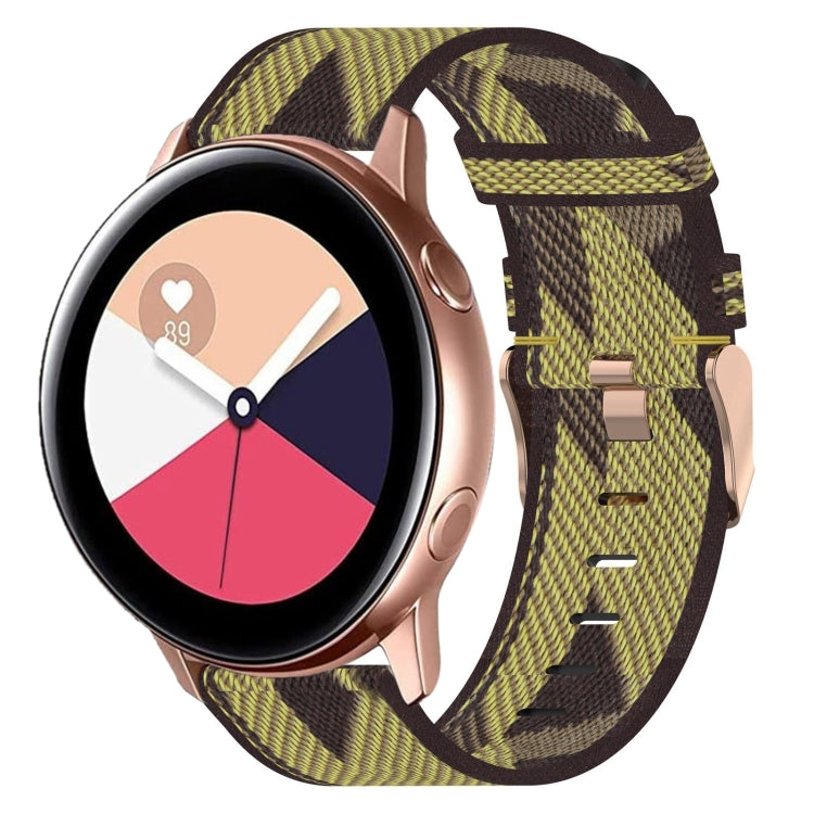 Cinturino nylon intrecciato 20mm per Galaxy Watch4 Classic 42mm