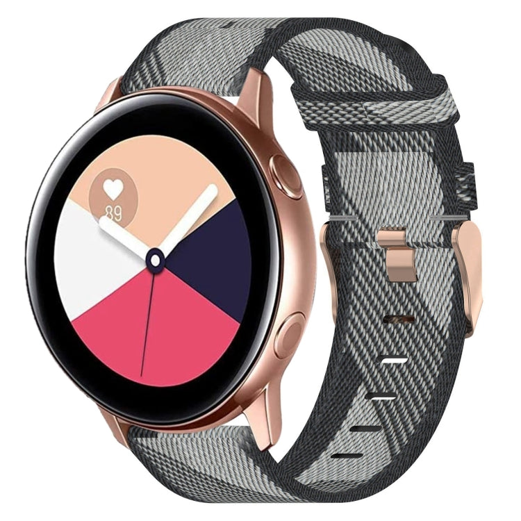 Cinturino nylon intrecciato 20mm per Galaxy Watch4 Classic 42mm
