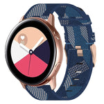 Cinturino nylon intrecciato 20mm per Galaxy Watch4 Classic 42mm