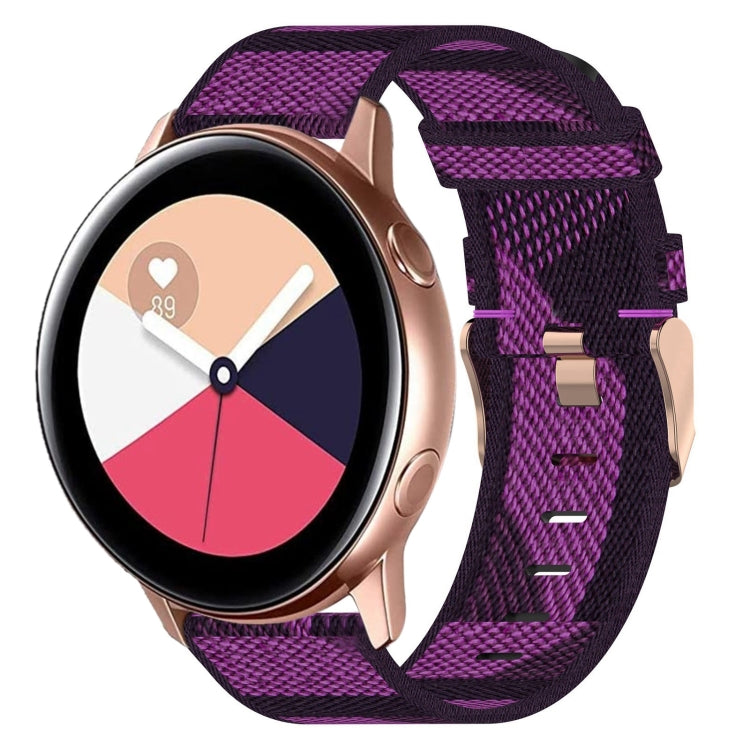 Cinturino nylon intrecciato 20mm per Galaxy Watch4 Classic 42mm