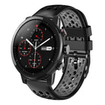 Cinturino silicone bicolore 22 mm per Amazfit 2 Stratos