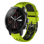 Cinturino silicone bicolore 22 mm per Amazfit 2 Stratos