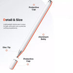 AT-29 Penna capacitiva passiva ad aspirazione magnetica monouso ad alta precisione Stilo touch per telefono cellulare, Stylus(Black), Stylus(White)