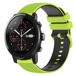 Cinturino in silicone bicolore 22 mm per Amazfit 2 Stratos