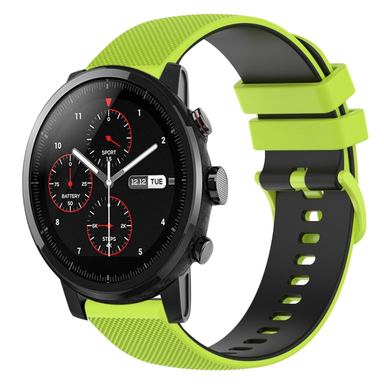 Cinturino in silicone bicolore 22 mm per Amazfit 2 Stratos