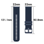 Cinturino in silicone bicolore 22 mm per Amazfit 2 Stratos