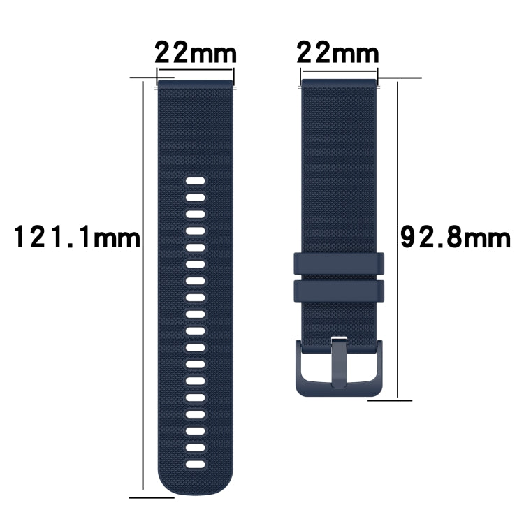 Cinturino in silicone bicolore 22 mm per Amazfit 2 Stratos