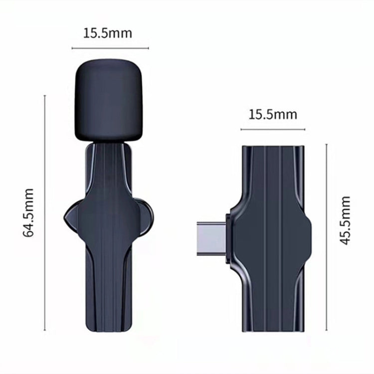 Mini microfono wireless K18 per smartphone, vlog e streaming - immagine 2