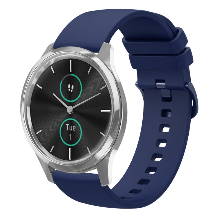 Cinturino in silicone morbido 20mm per Garmin Vivomove Luxe