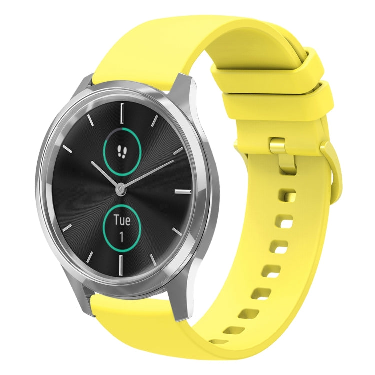 Cinturino in silicone morbido 20mm per Garmin Vivomove Luxe
