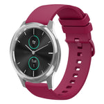 Cinturino in silicone morbido 20mm per Garmin Vivomove Luxe