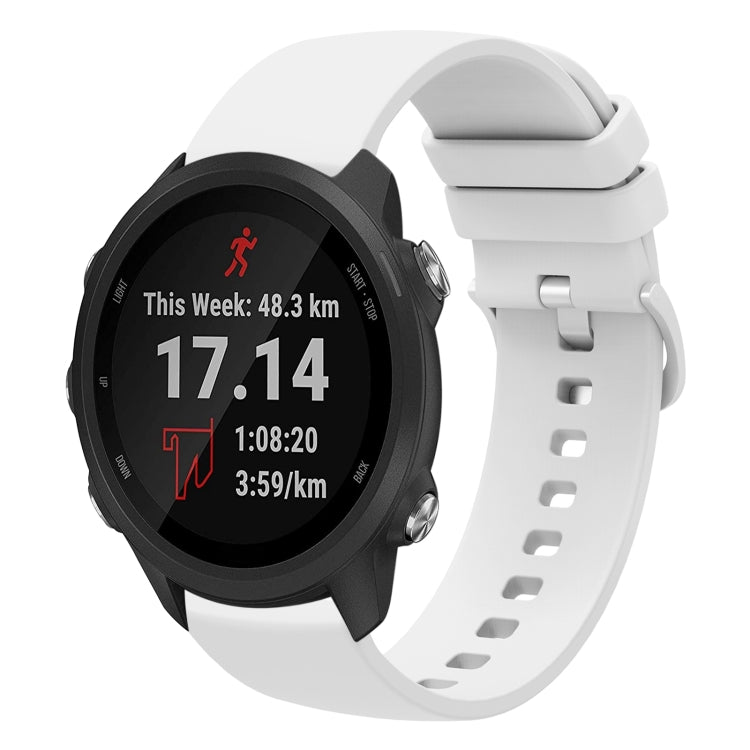 Cinturino in silicone 20mm per Garmin Forerunner 245 Music