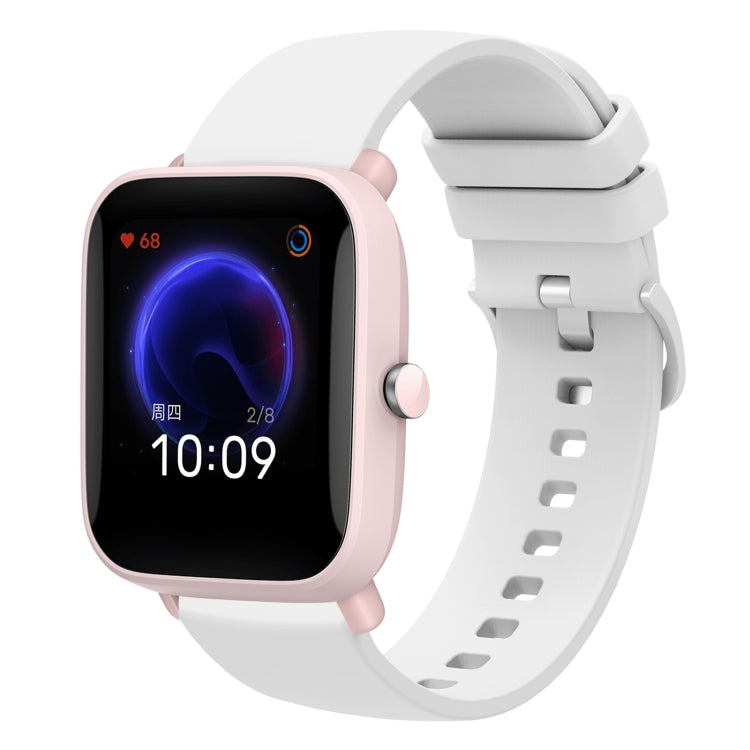 Cinturino in silicone morbido tinta unita da 20 mm, For Amazfit Pop Pro, For Amazfit Pop