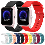 Cinturino in silicone 20mm per Amazfit Bip U Pro e GTR 42mm