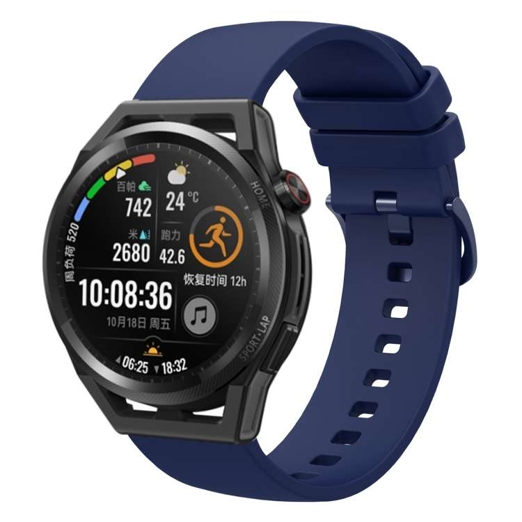 Cinturino in silicone morbido tinta unita da 22 mm, For Huawei Watch GT Runner, For Huawei Watch 3