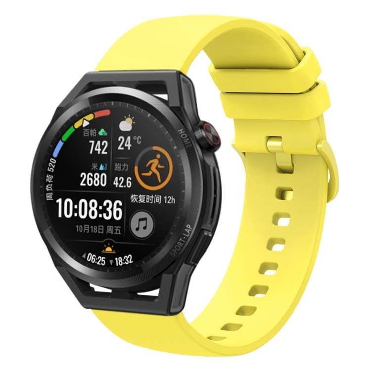 Cinturino in silicone morbido tinta unita da 22 mm, For Huawei Watch GT Runner, For Huawei Watch 3