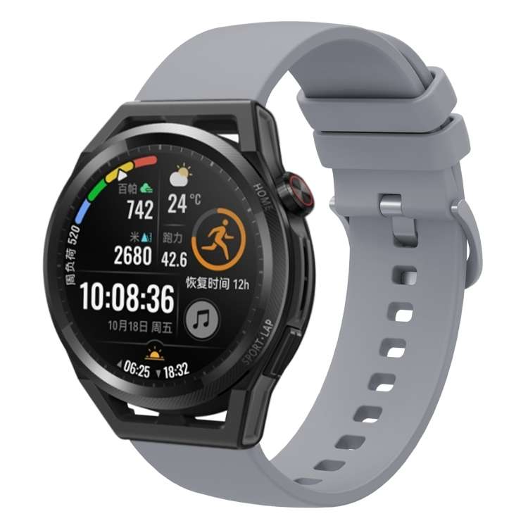 Cinturino in silicone morbido tinta unita da 22 mm, For Huawei Watch GT Runner, For Huawei Watch 3