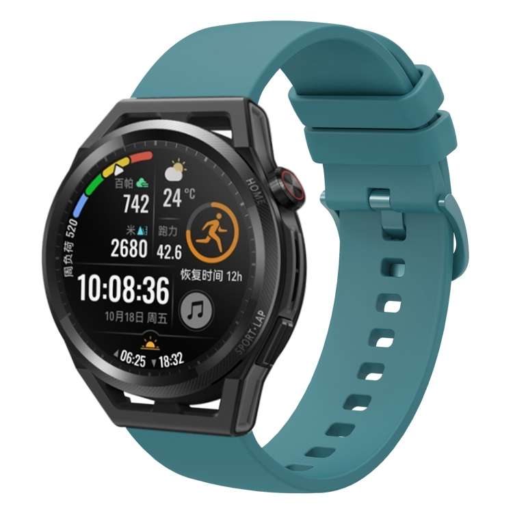 Cinturino in silicone morbido tinta unita da 22 mm, For Huawei Watch GT Runner, For Huawei Watch 3