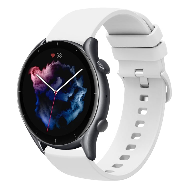 Cinturino in silicone morbido tinta unita da 22 mm, For Amazfit 3, For Amazfit GTR 47mm