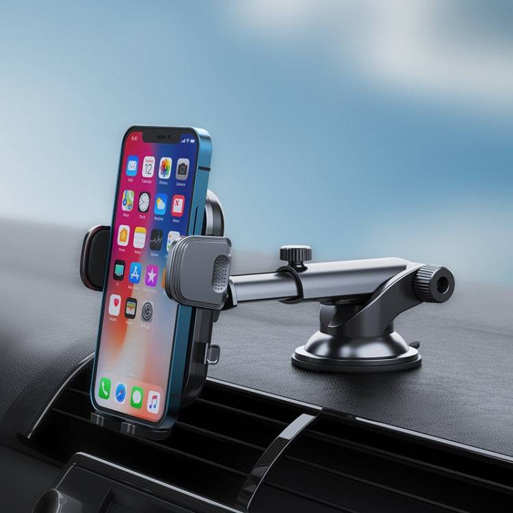 Supporto auto telescopico con ventosa per smartphone