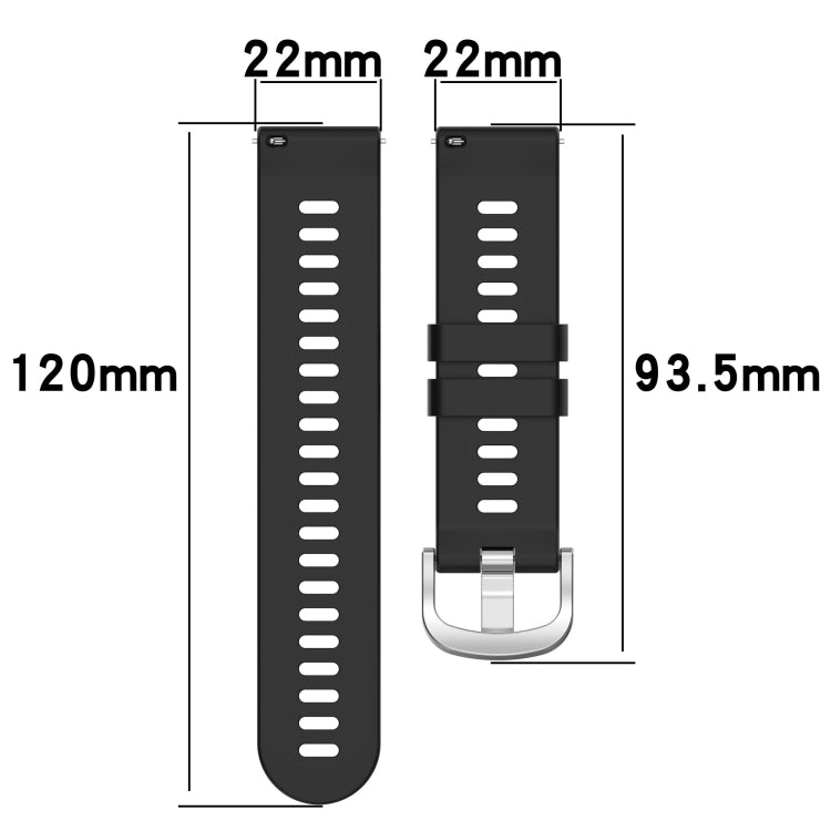 Cinturino in silicone morbido 22 mm per Samsung Gear S3