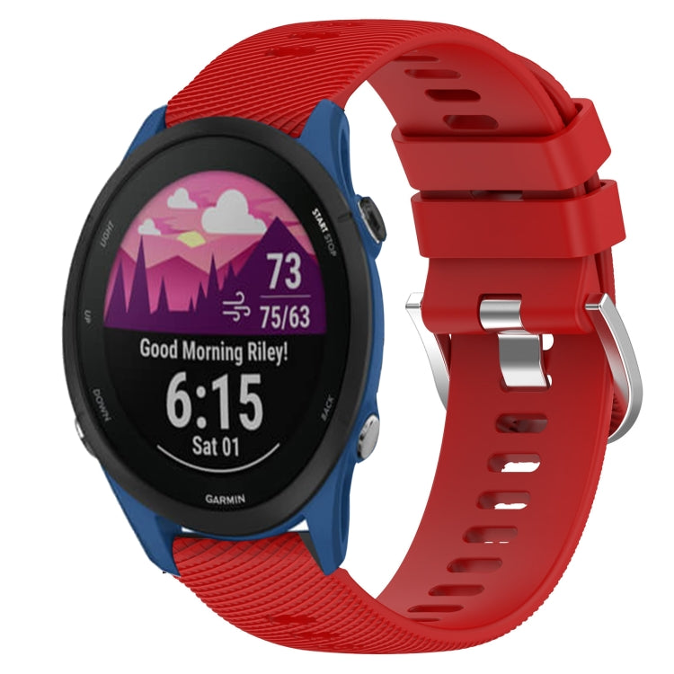 Cinturino in silicone 18 mm per Garmin Forerunner 255S