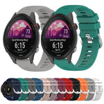 Cinturino in silicone 18 mm per Garmin Forerunner 255S