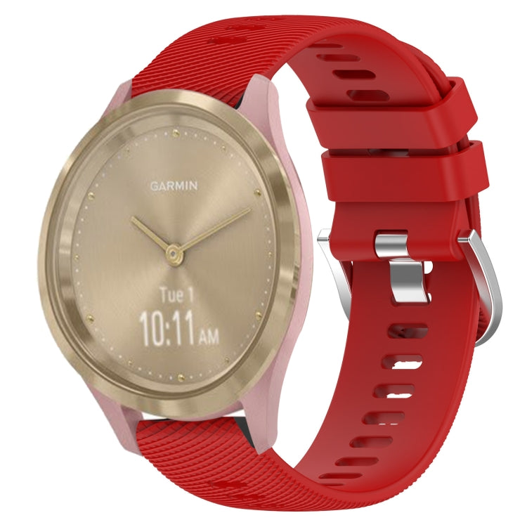 Cinturino in silicone 18 mm per Garmin Vivoactive 4S