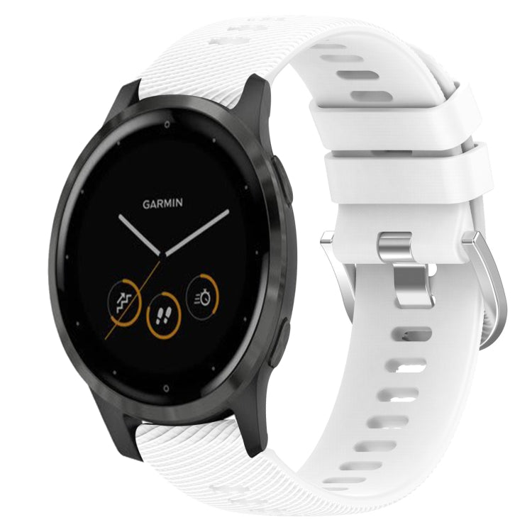 Cinturino in silicone 18 mm per Garmin Vivoactive 4S