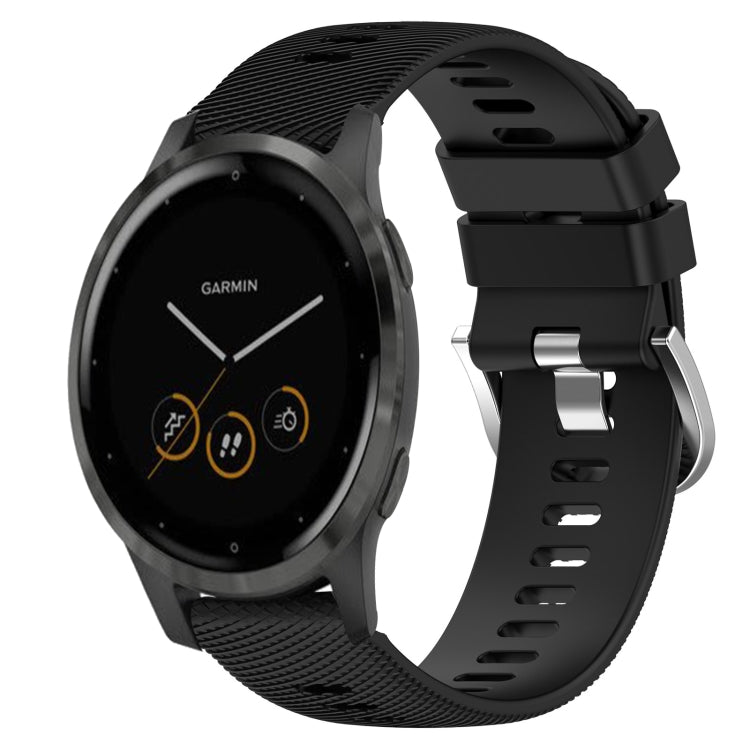 Cinturino in silicone 18 mm per Garmin Vivoactive 4S