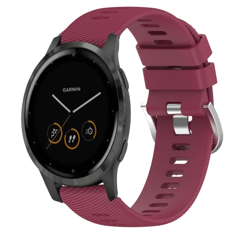 Cinturino in silicone 18 mm per Garmin Vivoactive 4S