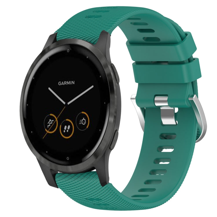 Cinturino in silicone 18 mm per Garmin Vivoactive 4S