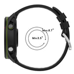 Cinturino in silicone 18 mm per Garmin Active