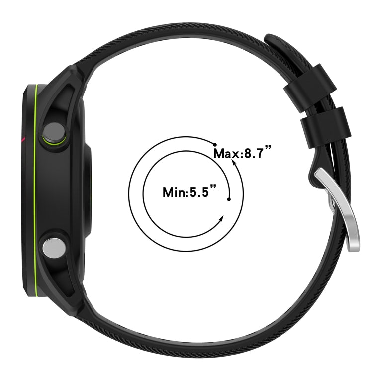 Cinturino in silicone 18 mm per Garmin Active