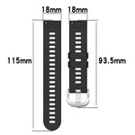 Cinturino in silicone 18 mm per Garmin Active