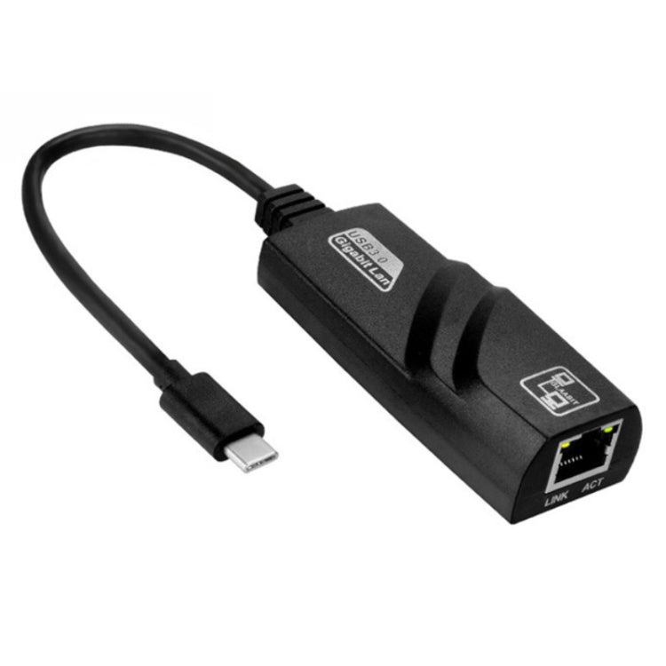 Adattatore USB-C a RJ45 Ethernet 1000 Mbps JSM