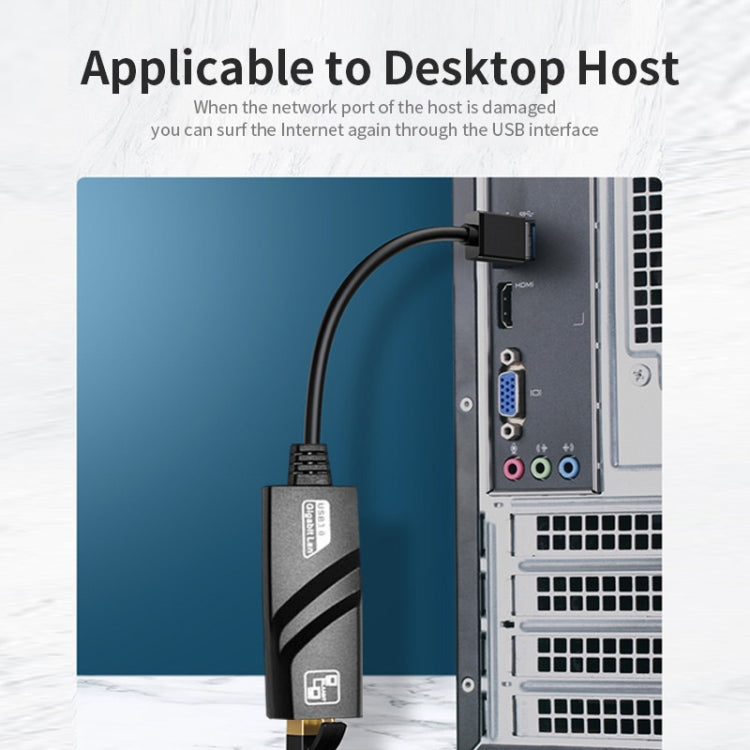 Adattatore USB 3.0 a RJ45 1000 Mbps JSM