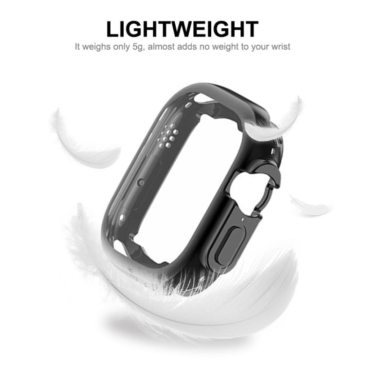 Custodia TPU trasparente con pellicola per Apple Watch Ultra 49mm
