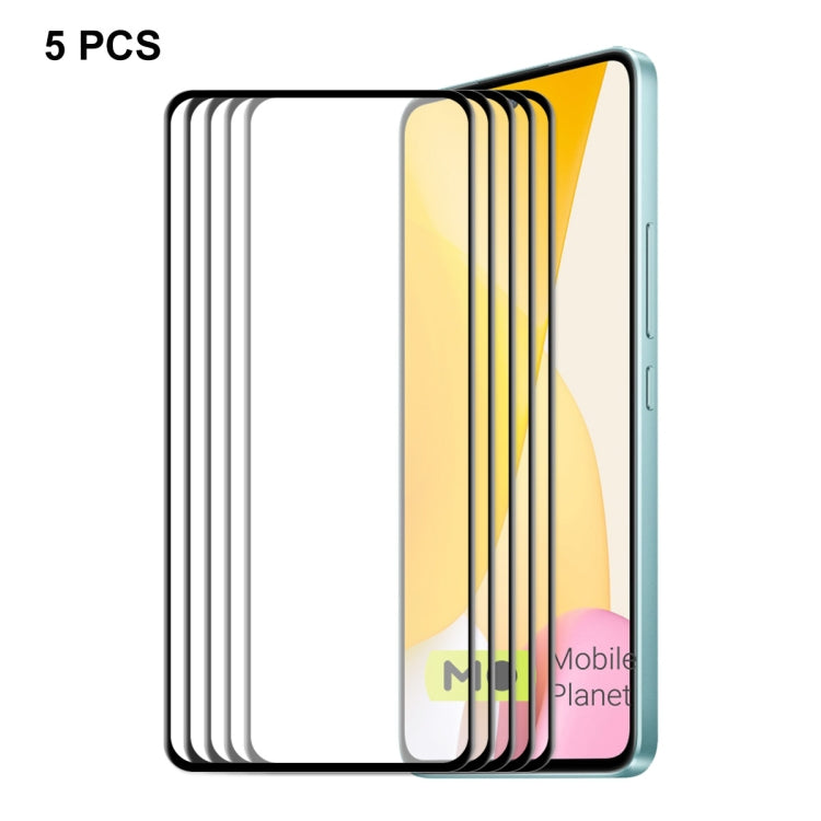 Per Xiaomi 12 Lite ENKAY Full Glue Tempered Glass 6D Protezione antigraffio a copertura totale, 1 PC, 2 PCS, 5 PCS
