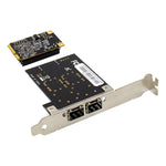 Scheda di rete server SFP fibra ottica Gigabit MiniPCI-E
