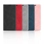 Per Motorola Moto G32 Custodia in pelle con ventosa magnetica retro-pelle, For Motorola Moto G32