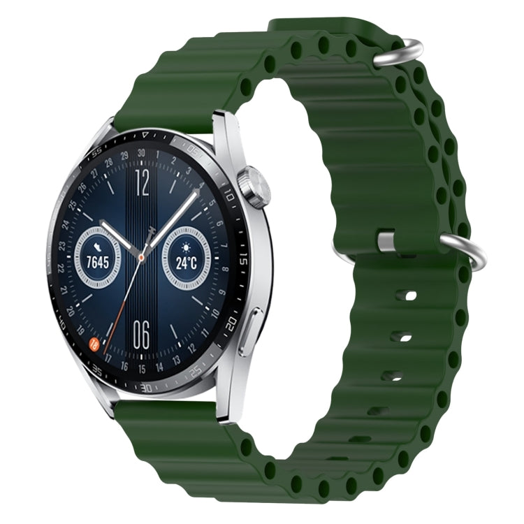 Cinturino in silicone 22mm per Huawei Watch GT3 46mm