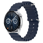 Cinturino in silicone 22mm per Huawei Watch GT3 46mm