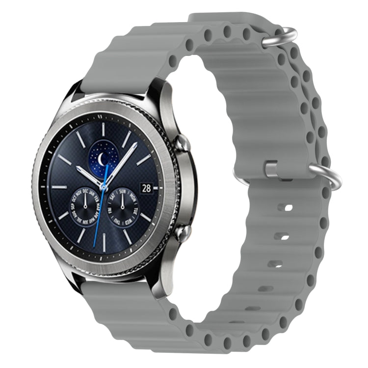 Cinturino in silicone 22 mm per Samsung Gear S3 Classic e Frontie