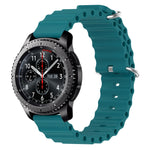 Cinturino in silicone 22 mm per Samsung Gear S3 Classic e Frontie