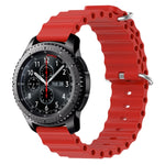 Cinturino in silicone 22 mm per Samsung Gear S3 Classic e Frontie