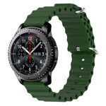 Cinturino in silicone 22 mm per Samsung Gear S3 Classic e Frontie